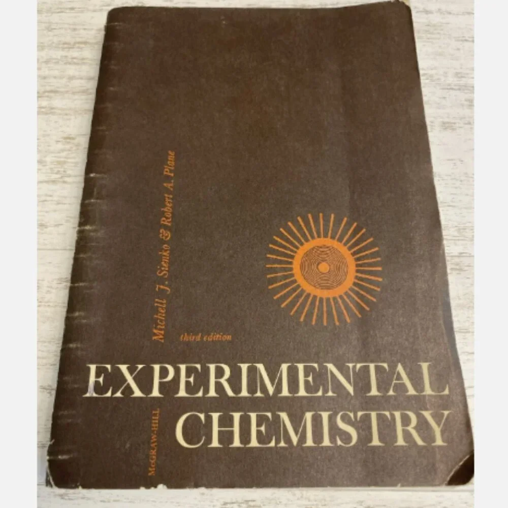 Experimental Chemistry 3rd Ed Sienko Plane 1966 Vintage Spiral Lab Manual
